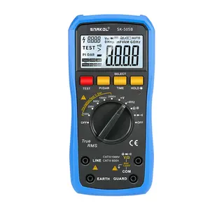 Cretrust SK-505B 2-in-1 Multimeter & Megohmmeter 50GΩ 2500V Insulation Resistance Meter with Dual Functionality True RMS Display