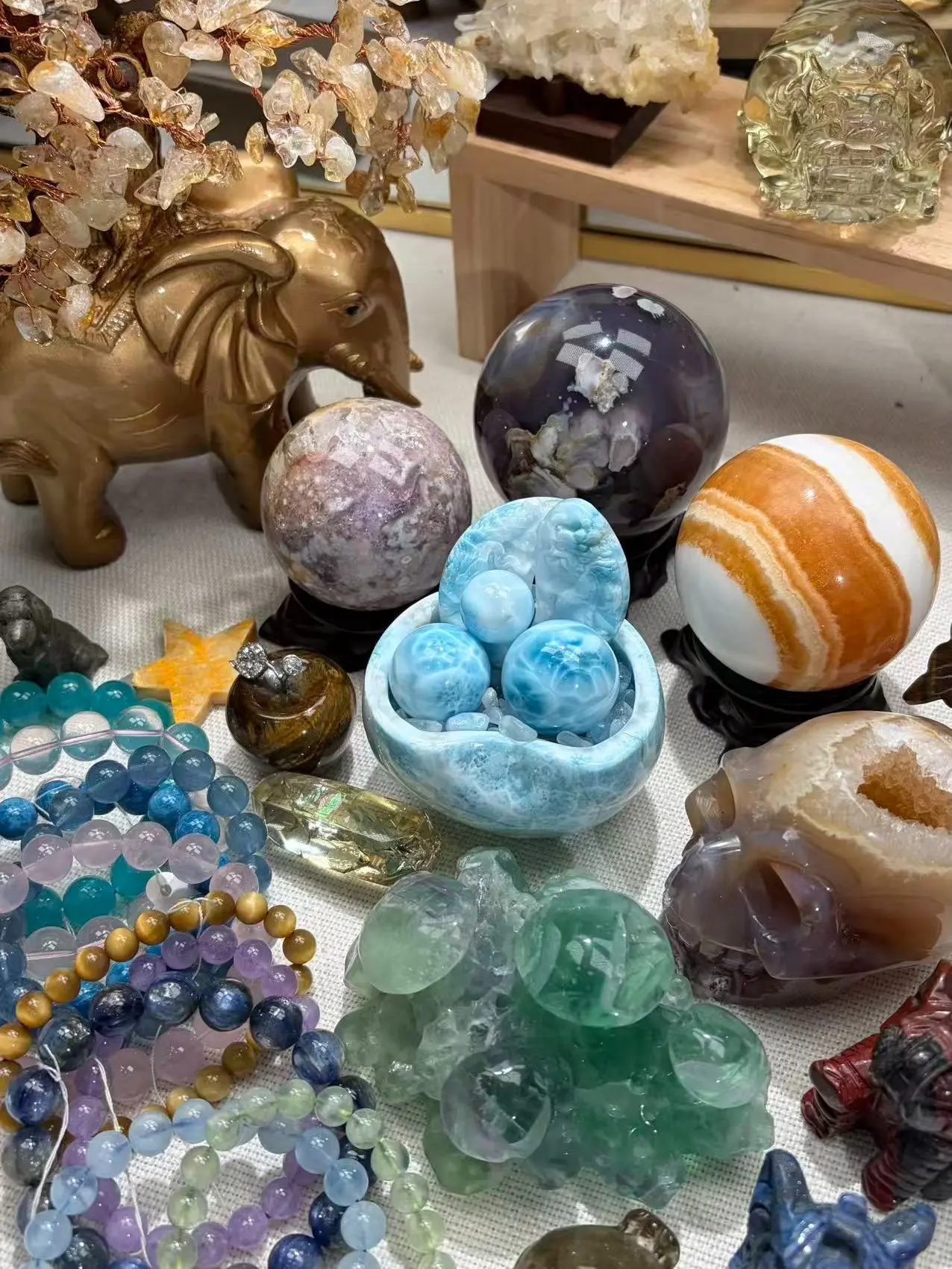Claiming Link Wholesale Crystals-Spheres Tower Clusters Carving