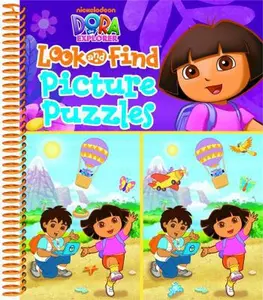 USED-Dora the Explorer Look and Find Picture Puzzles by Editors of Publications International Ltd. (Unknown)