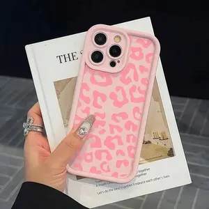 Leopard Print Pattern Phone Cases Compatible With IPhone Iphone 11 12 13 14 15 16 Pro Max Pro Plus Series, Fashionable Creative Design New Phone Cases