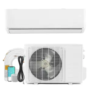 [ Father's Day Gift ]ZOKOP 9000/12000/18000BTU/24SEER2 115.00V 680W Split Air Conditioner Split Indoor Unit ABS with WIFI/Cooling/Heating 730W/Dehumidification/Energy Saving Wall Split Unit White
