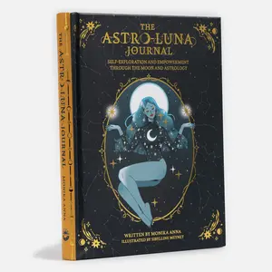 USED-The Astro-Luna Journal: Self-Exploration and Empowerment Through the Moon and Astrology by Anna, Monika (Hardcover)