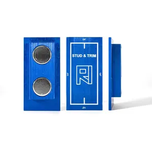 Stud and Trim, stud finder, 1/4" and 1/2" trim reveal gauge, 1/8" door gap reveal gauge, no  required.