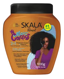 Mais Crespos Super Curly Hair Type 4ABC - Hydrate , Eliminate Frizz 2 IN 1 Conditioning Treatment Cream and Cream To Comb 35.2oz