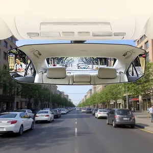 Wide Angle HD Glass Rearview Mirror Replacement, Universal Car Interior Accessory, Large View Backseat Mirror, Single Pack, Car Accessories