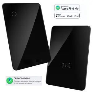 Smart Wallet Tracker Card (Apple Find My Compatible) – Wireless Rechargeable, Ultra Slim, Global Tracking, No Subscription – iOS Only