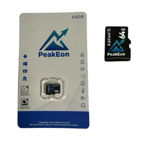 MicroSD TF Memory 64GB Card,4K/5K UHD, Waterproof, Shockproof,High Speed 130MB/s (64.0, GB)
