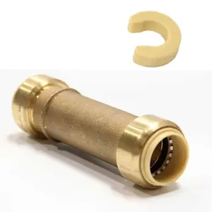 1/2" x 1/2" Push Fit Slip Couplings