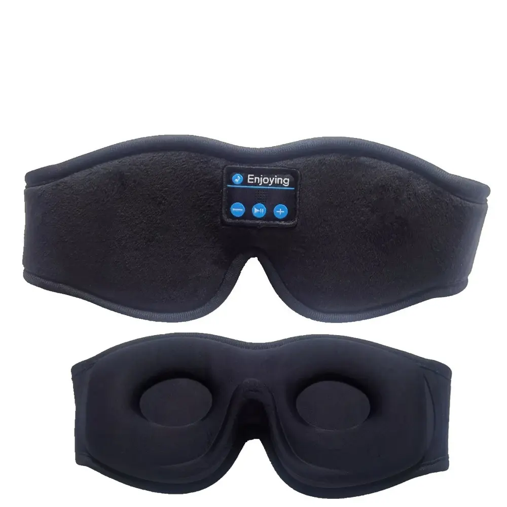Light-blocking eye mask 3D smart wireless Bluetooth 5.0 music sleep can make and receive calls with timer function light-blocking eye mask Sleep Aid Products