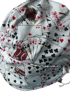 Deck of Cards Welding Cap Solid Color Hat Statement Cap