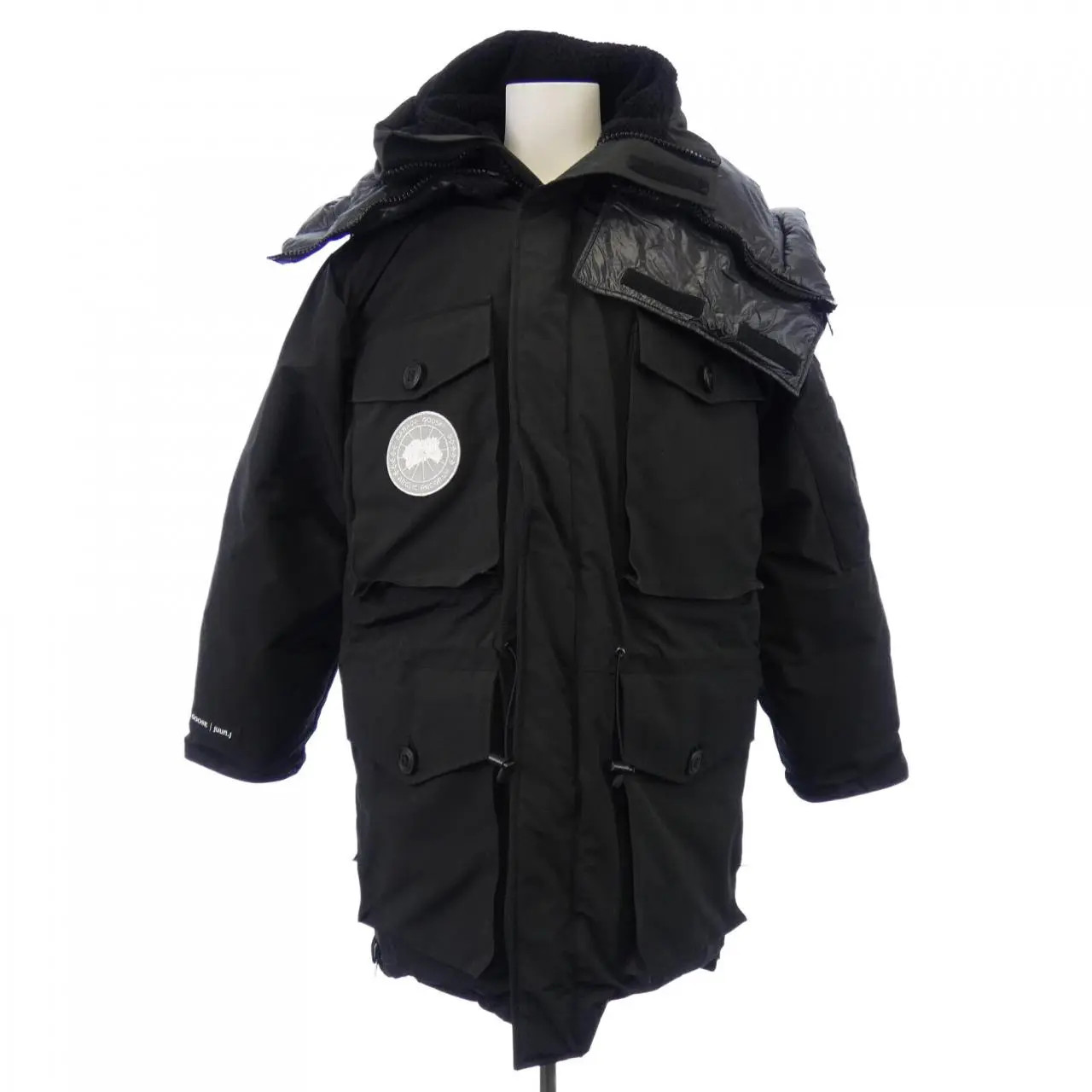 Pre-owned Canada Goose Nylon Small Leather Goods Expedition Down Coat