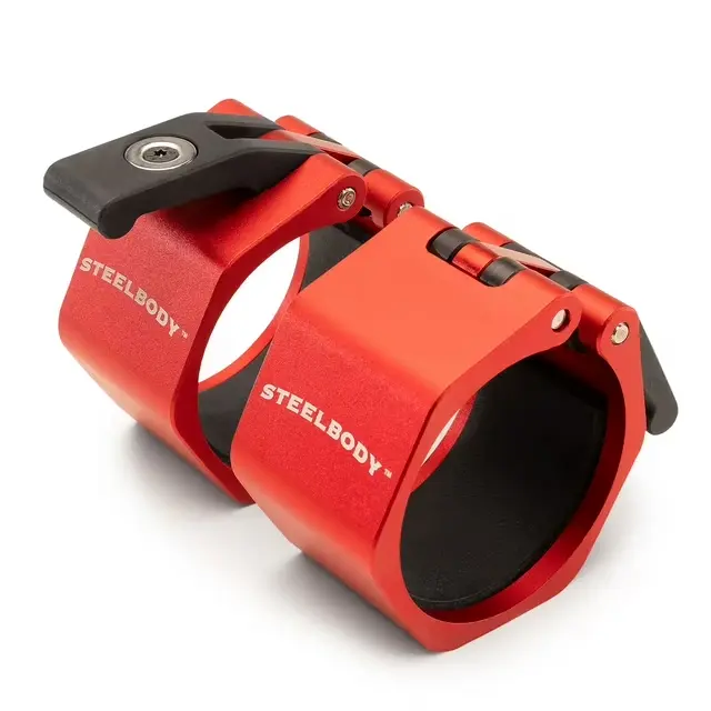 Lock Jaw Olympic Barbell Collars OBC-6: Heavy-Duty Bar Clamps for Secure & Stable Lifting