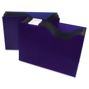 C-Line 48235 13 Pocket Expanding File- 9" Expansion- Letter- Blue