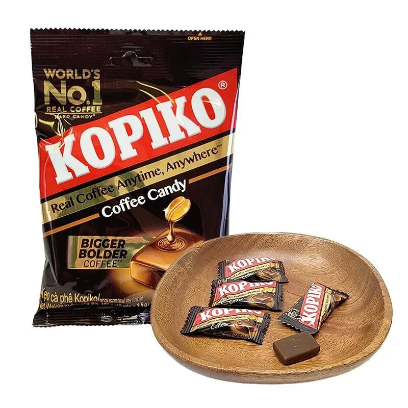 kopiko coffee Candy/Cappuccino CandyBundle. 4.23 Oz Bags of Kopiko Cappuccino Candy! Kopiko Coffee Candy is Made with Real Coffee! sourgushercandy Sweet Candies Snack Bonbon