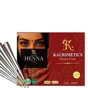 Natural Henna Cones for Hair Coloring - Maroon Henna Paste for Deep Conditioning and Herbal Hair Tint - Traditional Botanical Hair Dye - Long Lasting Natural Hair Care - Pack of 12 Cones