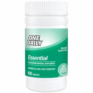 One Daily Multivitamin Supplement, Essential Nutritional Support, 100 Tablets