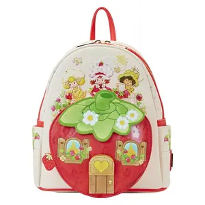 Loungefly Strawberry Shortcake Strawberry House Mini Backpack Loungefly Strawberry Shortcake Strawberry House Mini Backpack