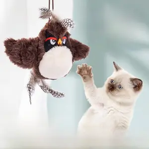 Flapping Cat Toys with Catnip and USB Rechargeable – Interactive Sound Toy for Cats, Dogs & Small Pets