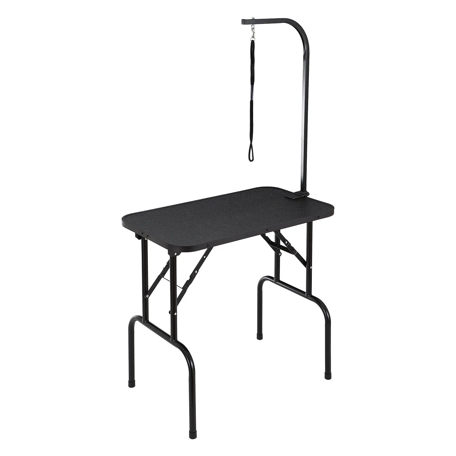【summerfinds】VEVOR Pet Grooming Table Arm with Clamp, 32''x18'' Dog Grooming Station, Foldable Pets Grooming Stand for Medium and Small Dogs, Free No Sit Haunch Holder with Grooming Loop, Bearing 220lbs