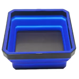 Magnetic Tool Mat, Dual-Sided Magnetic Storage Pad, Small Hardware Tools Organizer, Strong Magnet Leather Board, Ideal for Workshop Use