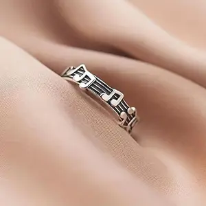Vintage Musical Note Ring - Vintage Rings, Women's Simple Style Costume Jewelry, Music Lover Gift, Music Festival Accessory