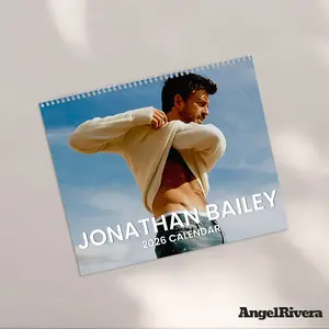 Jonathan Bailey Calendar 2026  Sexiest Man 2025 Wall Calendar Gift for Jonathan Fan