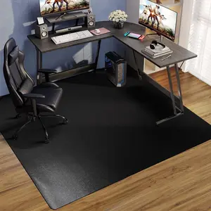 Office Chair Mat for Hard Floors, 48"x60" Anti-Slip  Floor Protector Desk Chair Mat for Rolling Chairs, Heavy Duty  Computer Area Mat, Easy Glide Floor Mat for Work, Gaming