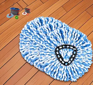 3-Pack Spin Mop Refills Microfiber Deep Clean Multi-Surface Hardwood Tile Floors Kitchen Bathroom Heavy Duty Reusable Fathersday