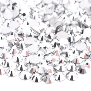 Silver Glass Rhinestones
