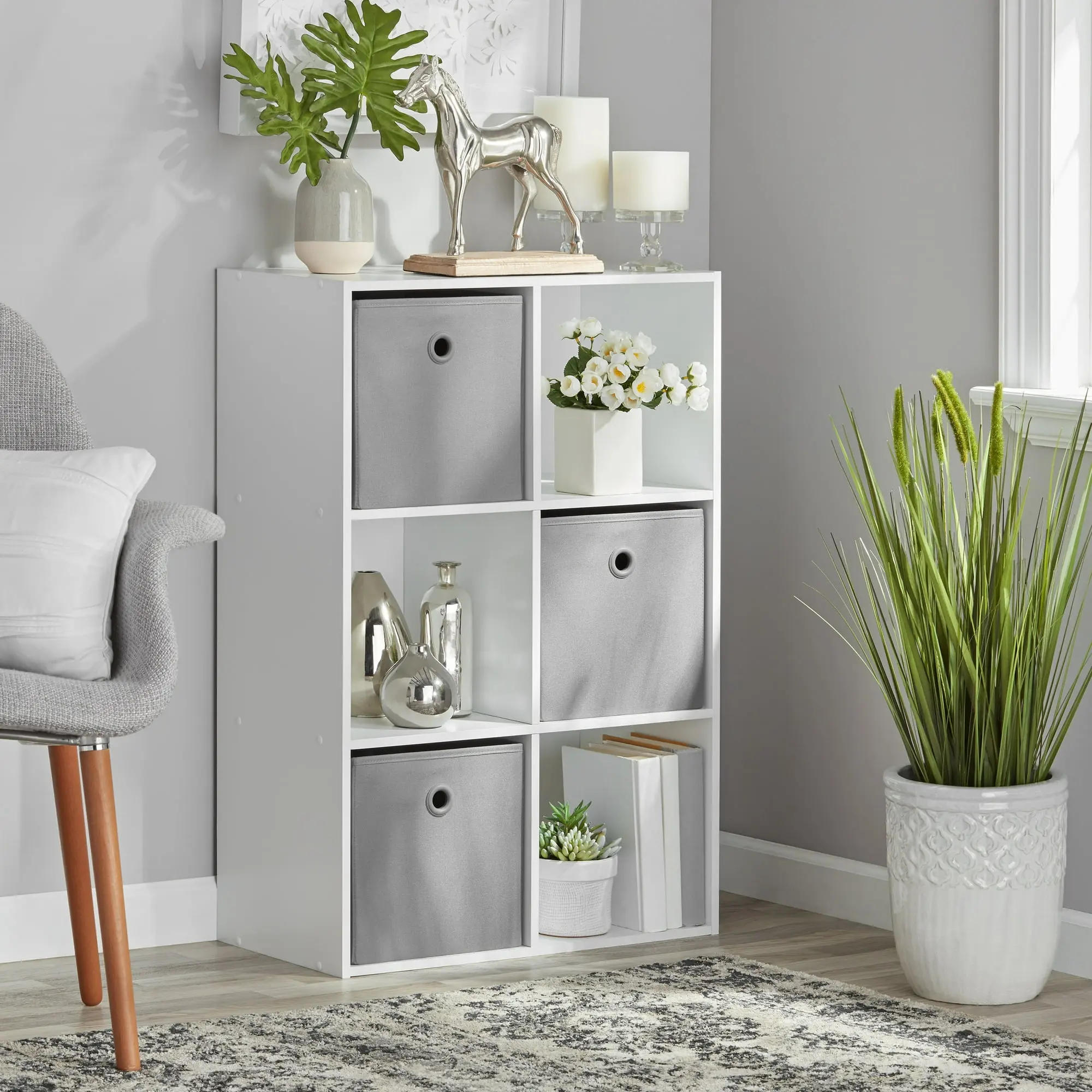 Mainstays 6 Cube Storage Organizer