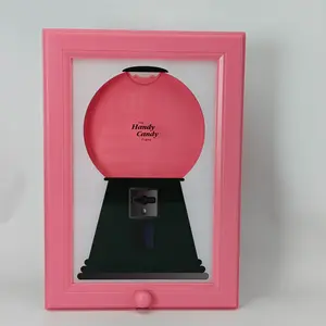 This square-shaped picture frame designed to be hung on the wall comes with a candy dispenser, making it perfect for displaying photos while also providing easy access to candies, nuts, and pet snacks. Party Decoration Frame