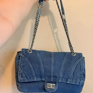 Denim Blue Convertible Shoulder-Crossbody Bag