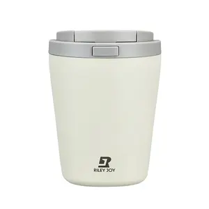 350ml Portable Coffee Tumbler: A stainless steel vacuum-insulated mug featuring a one-touch opening lid, a leak-proof design, and a built-in flow channel. Highly portable and car-friendly, it supports convenient one-handed operation.