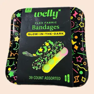 Welly bandages glow in the dark