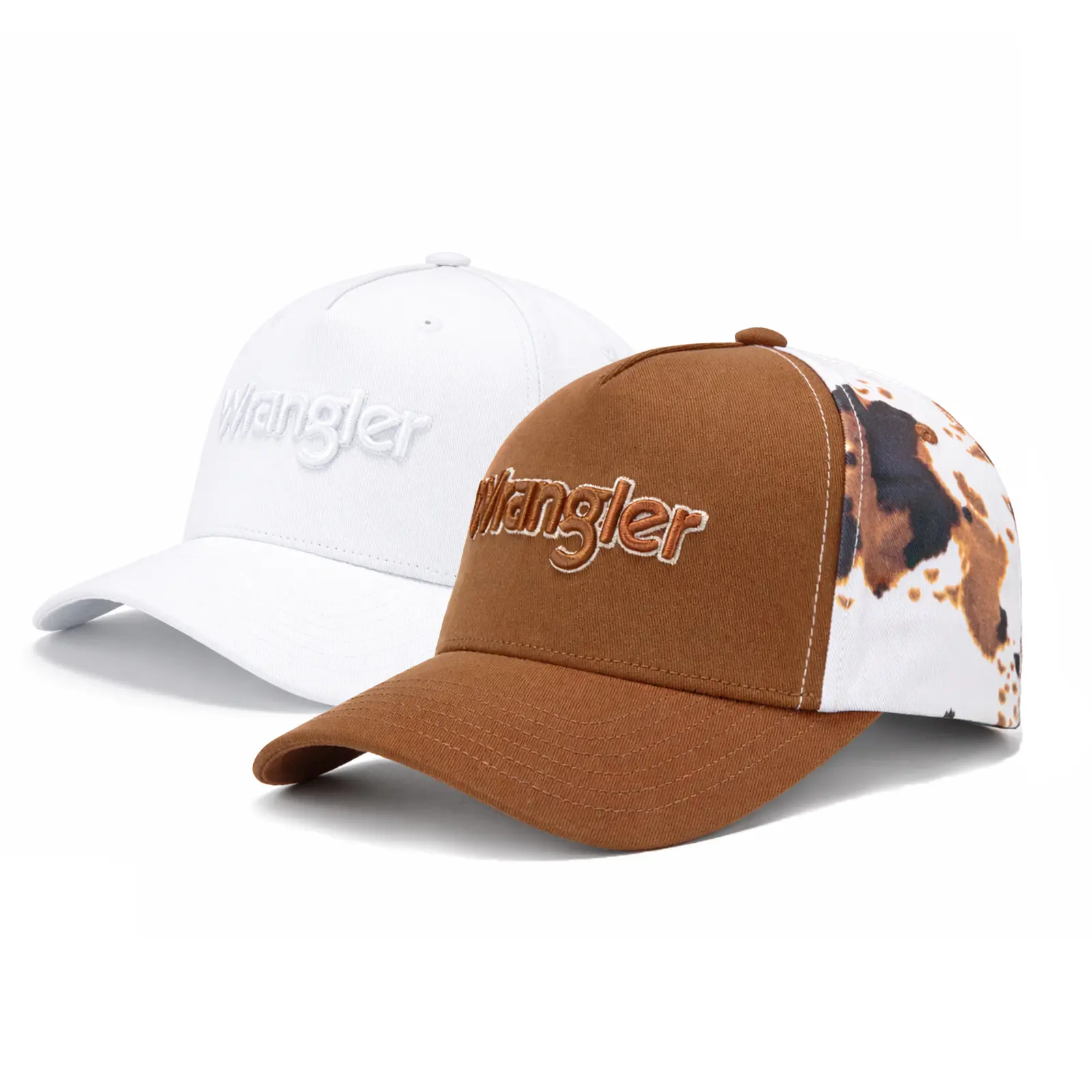 Wrangler Canvas Baseball Caps 2-Pack for Men & Women – Adjustable Baseball Hat, One Size Fits All