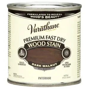 Varathane 262025 1-2 Pint Dark Walnut Fast Dry Wood Stain