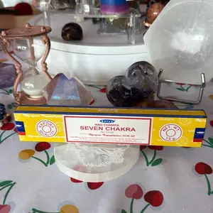 ️ Pack of Seven Chakra Incense Sticks – Energy Alignment, Healing & Spiritual Balance ️
