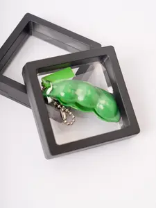 Cute Pea Shaped Keychain, Stress Relief Toy Keychain, Fashion Accessories for Women & Men, Funny Keychain for Birthday Gift