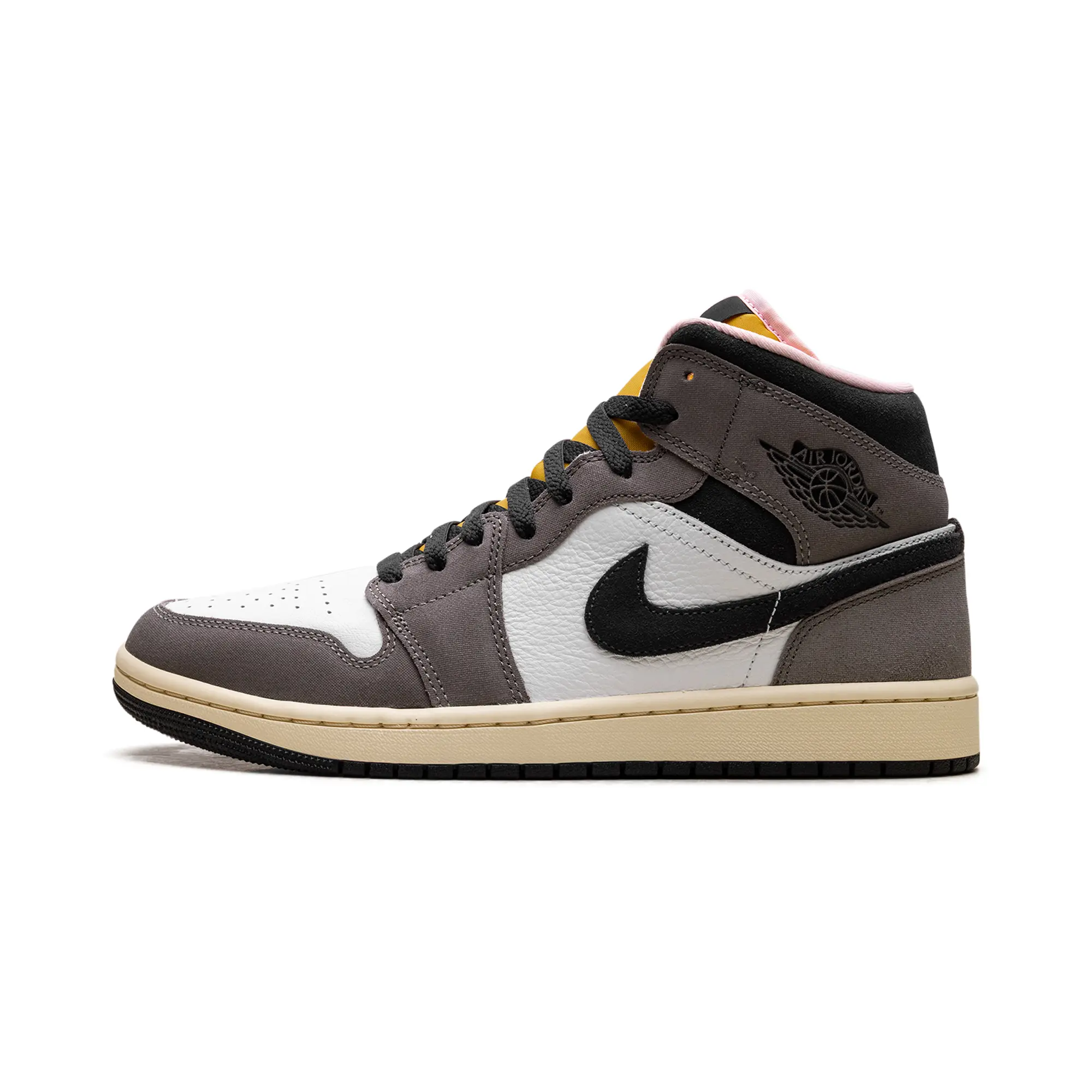 AIR JORDAN 1 Mid "Cave Stone" Sports Sneaker, Style Code HQ2011-100