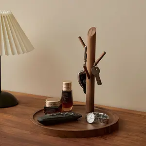 Simple Stand Tray Desktop Organizer, Multi-Functional Storage Rack, Key Holder, Jewelry & Cosmetic Display, Home & Office Use