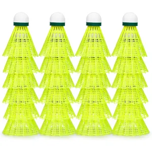 Badminton Birdies,Nylon Badminton Shuttlecocks with Stability Durability for Baseball Batting Practice Training,High Speed Birdie Balls for Backyards Indoor Outdoor Sports Activities
