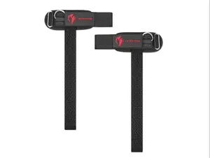 Weight Lifting Straps, Reinforced Stitching Non Slip Silicone Grip Wrist Straps, Comfort Padded Workout Straps For Weight Training Crossfit Adjustable