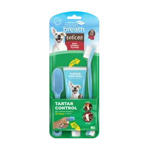 Fresh Breath Enticers Smoked Beef Brisket Oral Care Kit
