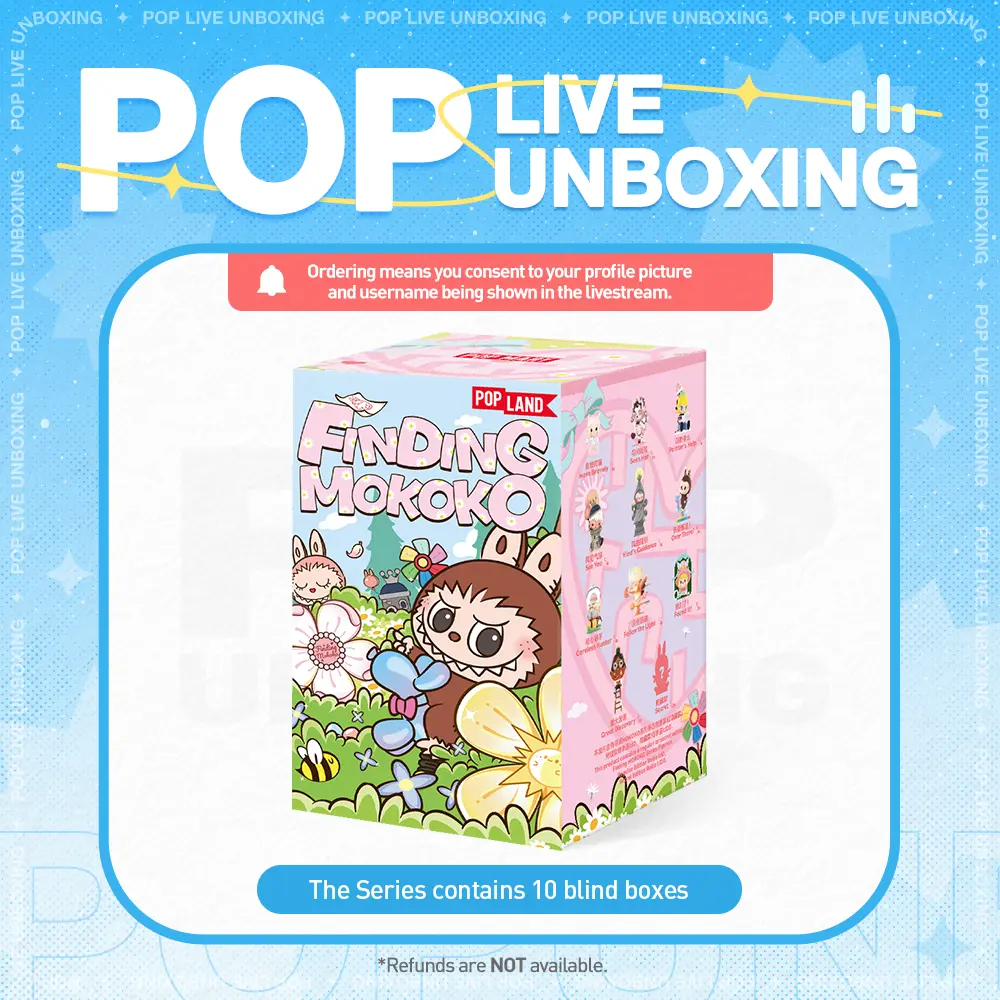 [POP NOW]Finding MOKOKO Series Figures, Blind Box, Mystery Box POP MART