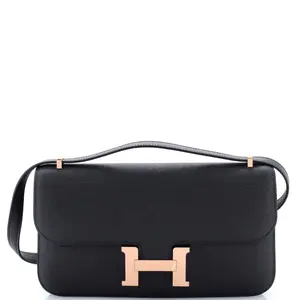 Pre-owned HERMÈS Leather Shoulder Bags Hermes Constance Elan NM Bag Epsom 25 by Rebag