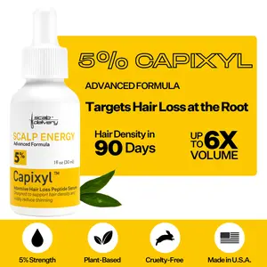 Scalp Delivery 5% Capixyl Multi-Peptide Hair Growth Serum - Vegan Formula for Thinning Hair & Scalp Health | DHT Blocking I Advanced Formula