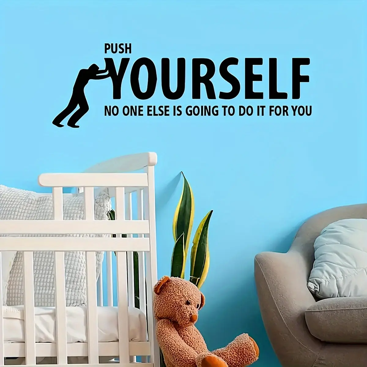 2 pcs Motivational Quotes, Wall Decals to Boost Your Drive, Success Wall Decals, Art Vinyl Office Decorations, Wall Decor, Classroom, Gym, Fitness Murals
