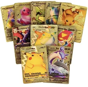 55PCS Collectible Foil Trading Cards Assorted Set
