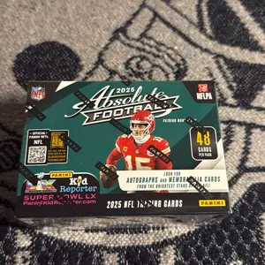 Panini Absolute Football Blaster Box 2025 - 48 Cards Per Pack with Autographs & Memorabilia Cards from Brightest Stars