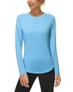 Roadbox Women's Long Sleeve UV Sun Shirts UPF 50+ Workout Swim Rash Guard Tops